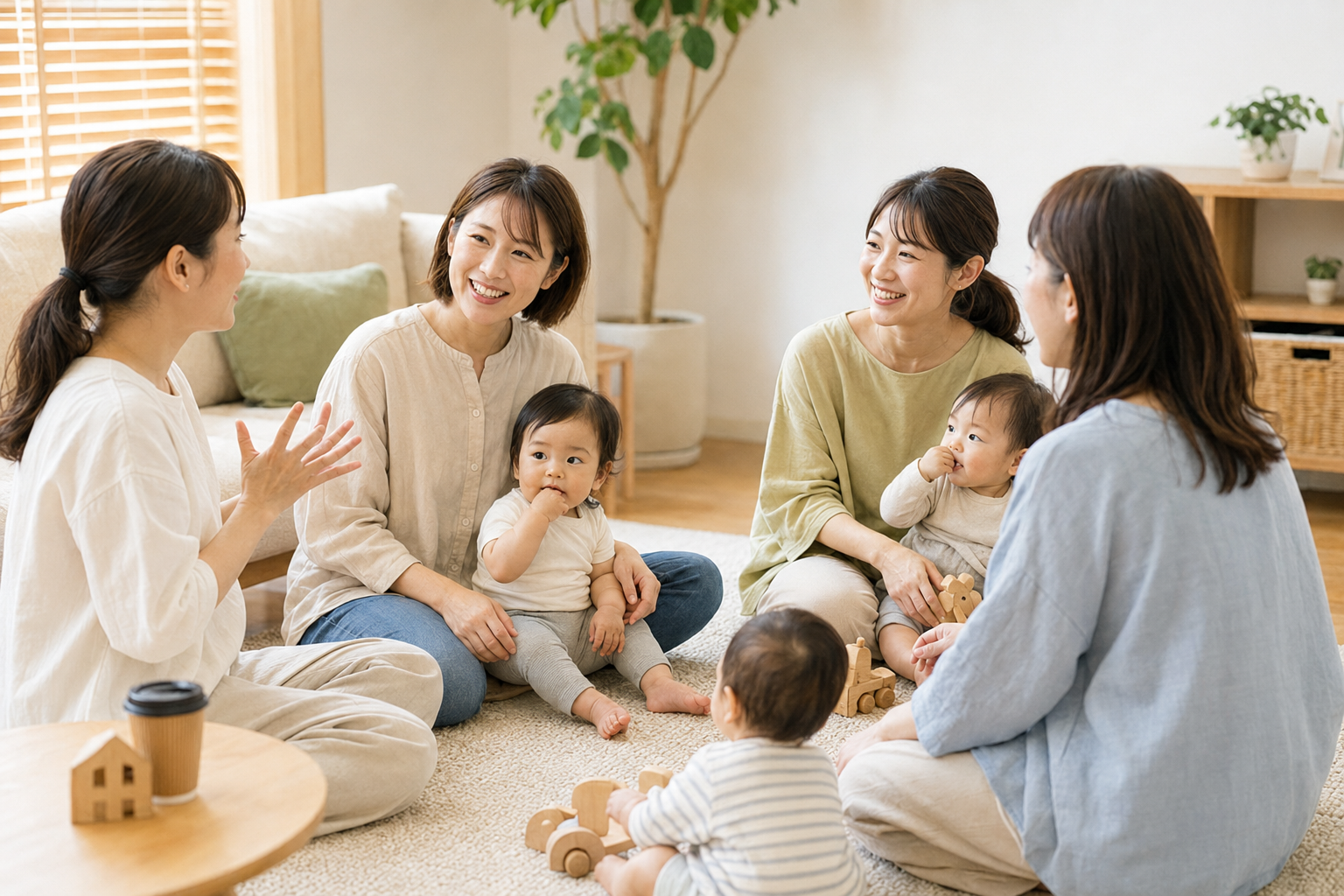 ママ同士が子育てについて話す交流コミュニティ