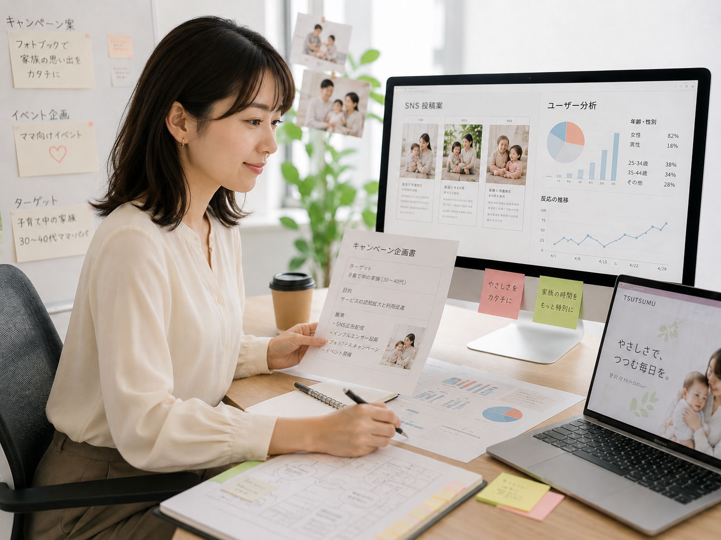 サービスの情報発信を考えるマーケター